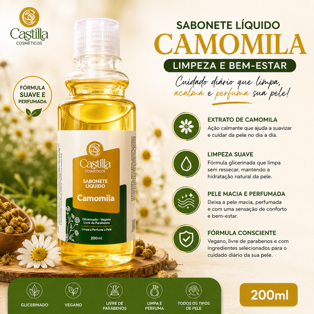 Sabonete de camomila 