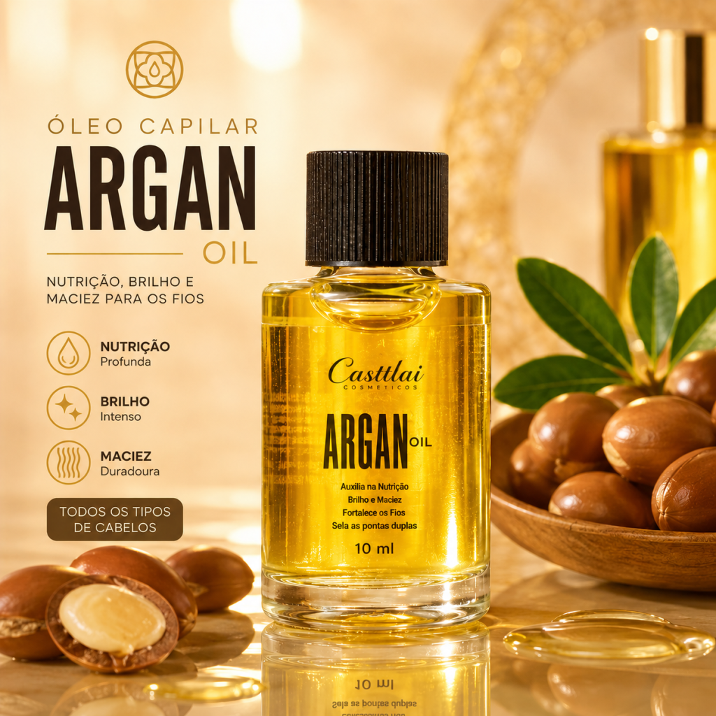 Mini óleo capilar de Argan