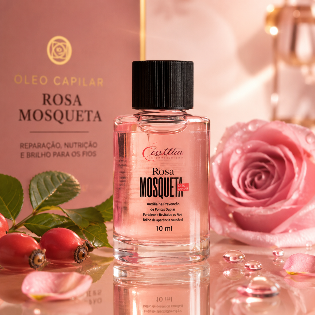 Mini óleo capilar de rosa mosqueta 