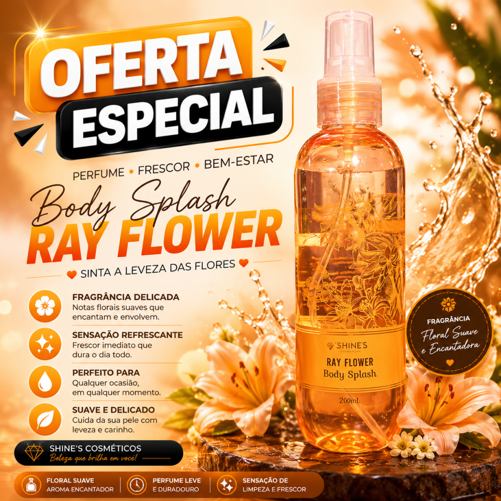 Body splash ray flower 200ml