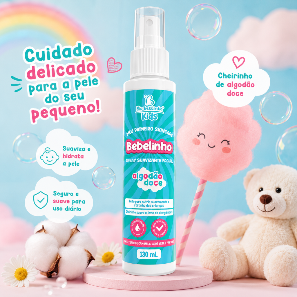 Spray de limpeza facial 