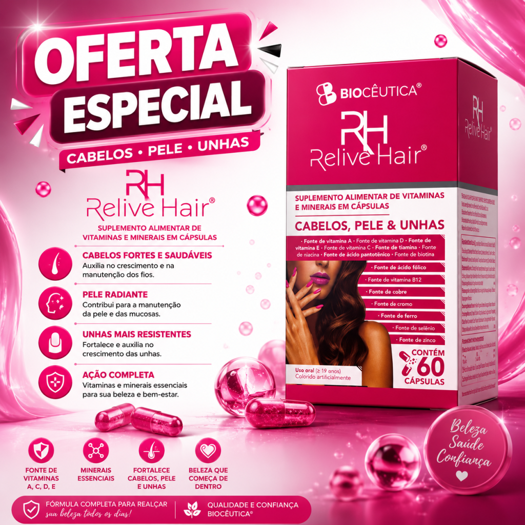 Cápsula RH relive hair