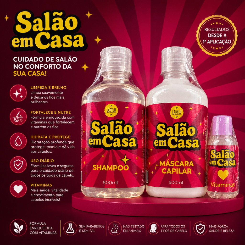 Kit salão em casa 