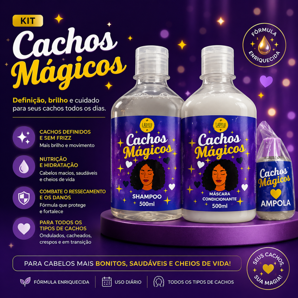 Kit cachos mágicos 