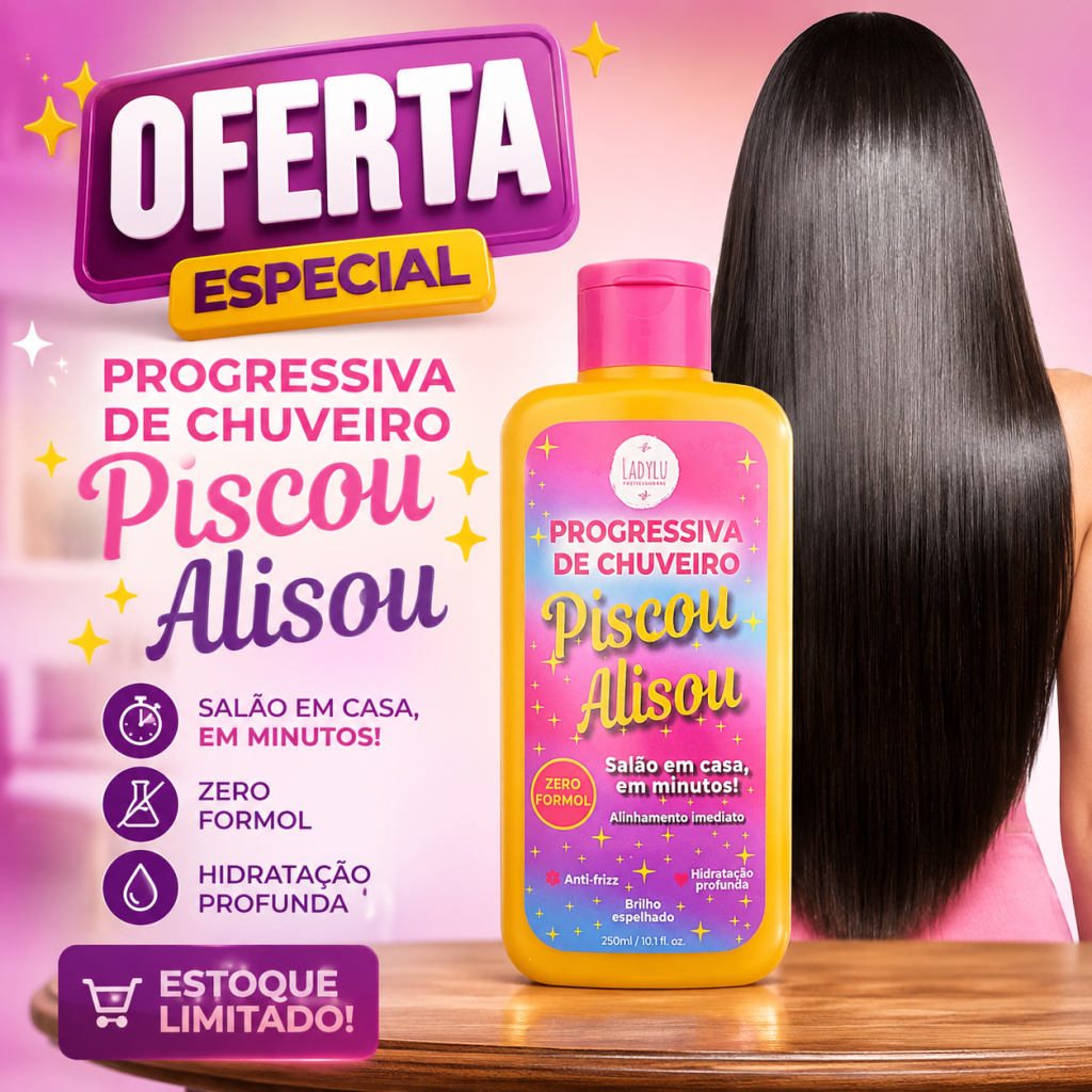 Piscou alisou progressiva de chuveiro 