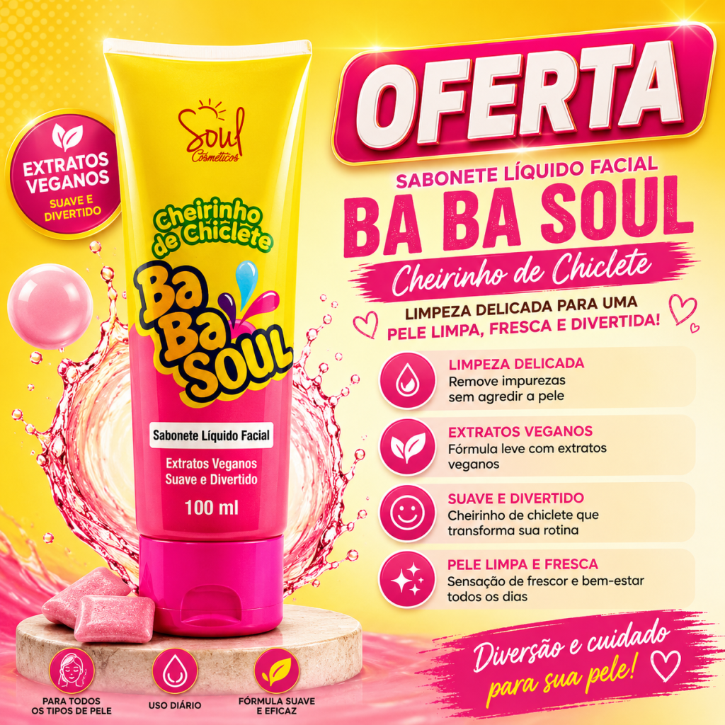 Sabonete facial babasoul 