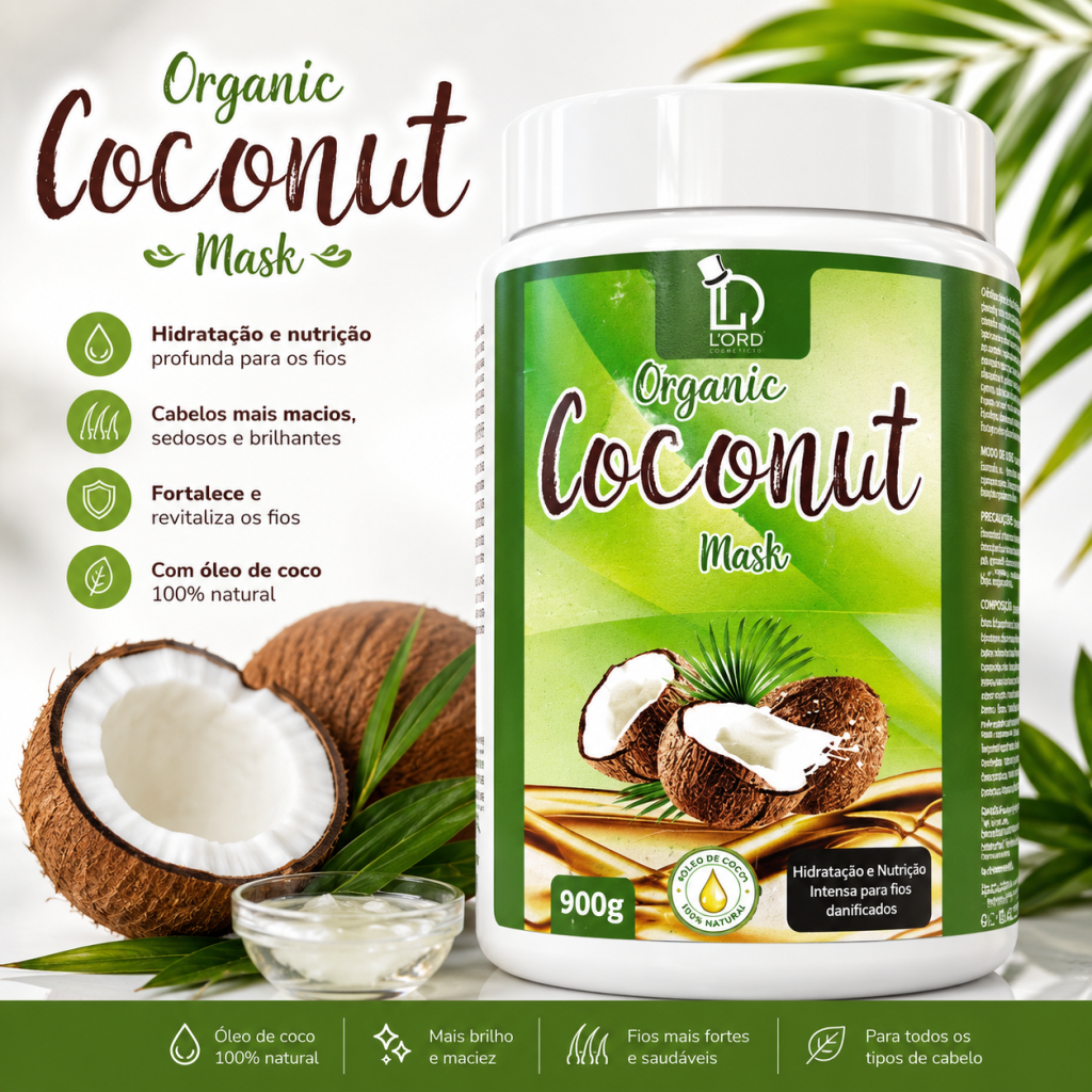 Máscara de coco