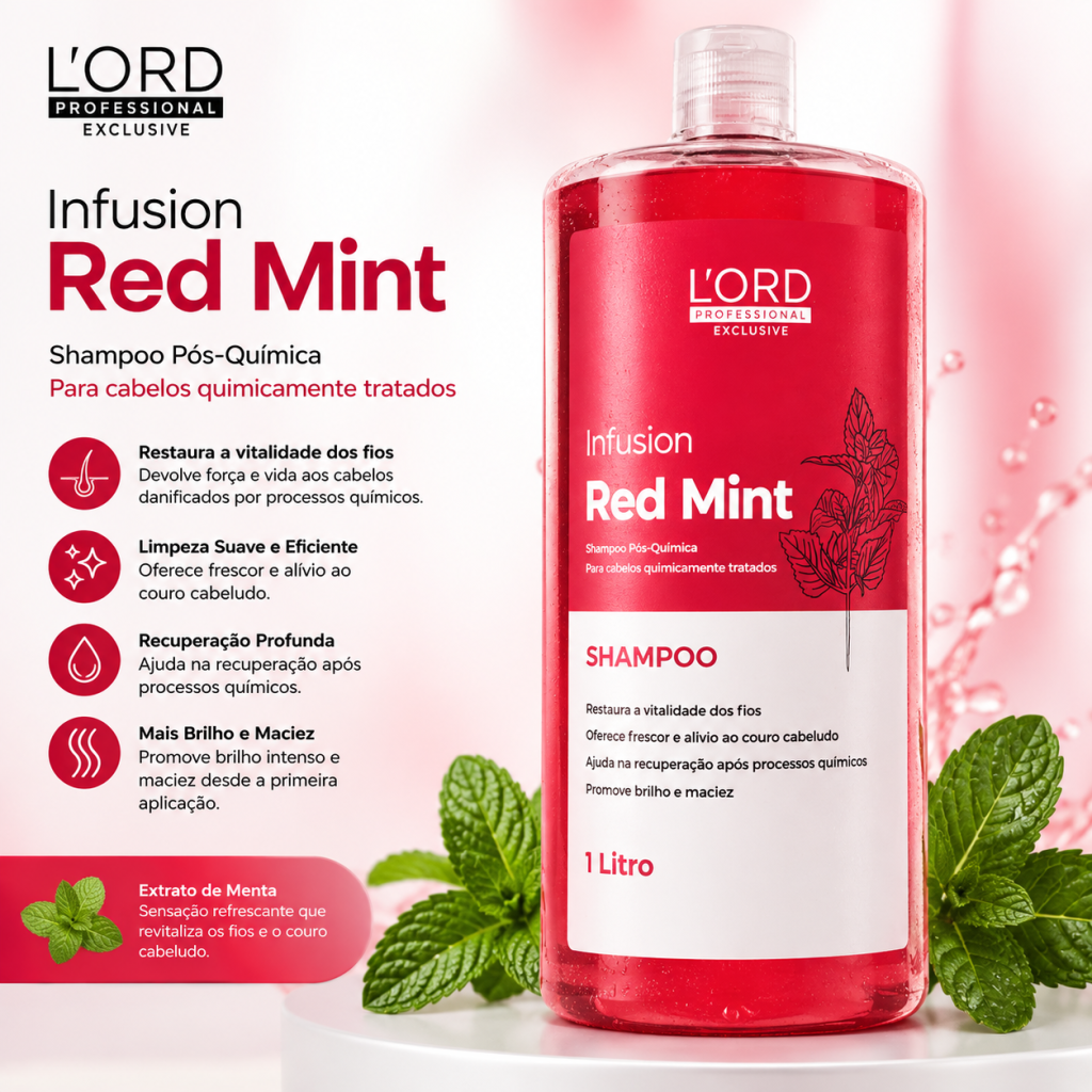 Shampoo 1 litro pós quimica