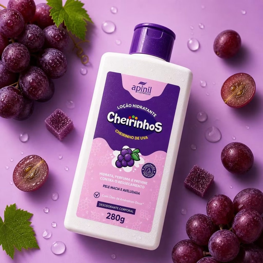 Hidratante chiclete de uva