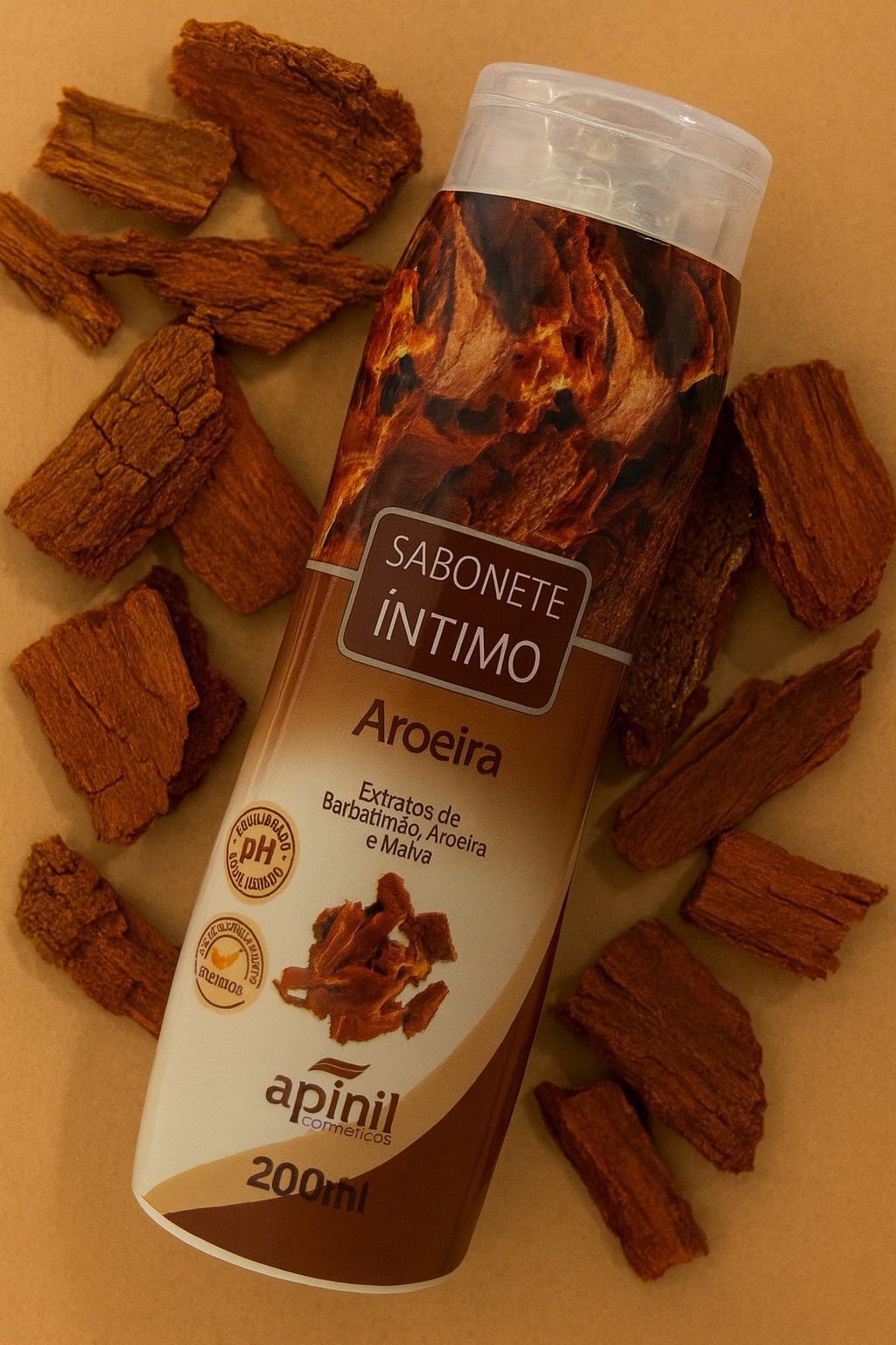 Sabonete íntimo de aroeira