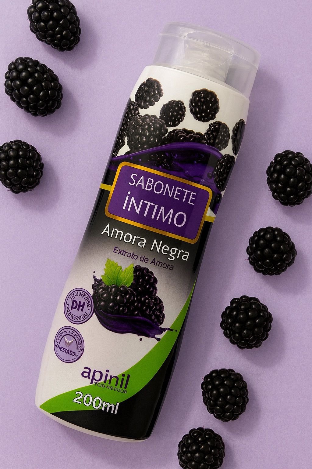 Sabonete íntimo de amora 