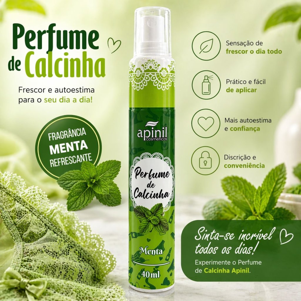 Perfume de calcinha de menta 