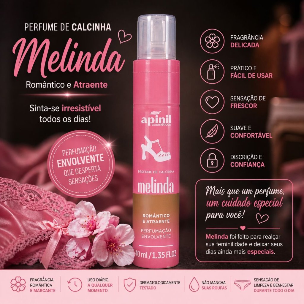 Perfume de calcinha Melinda 