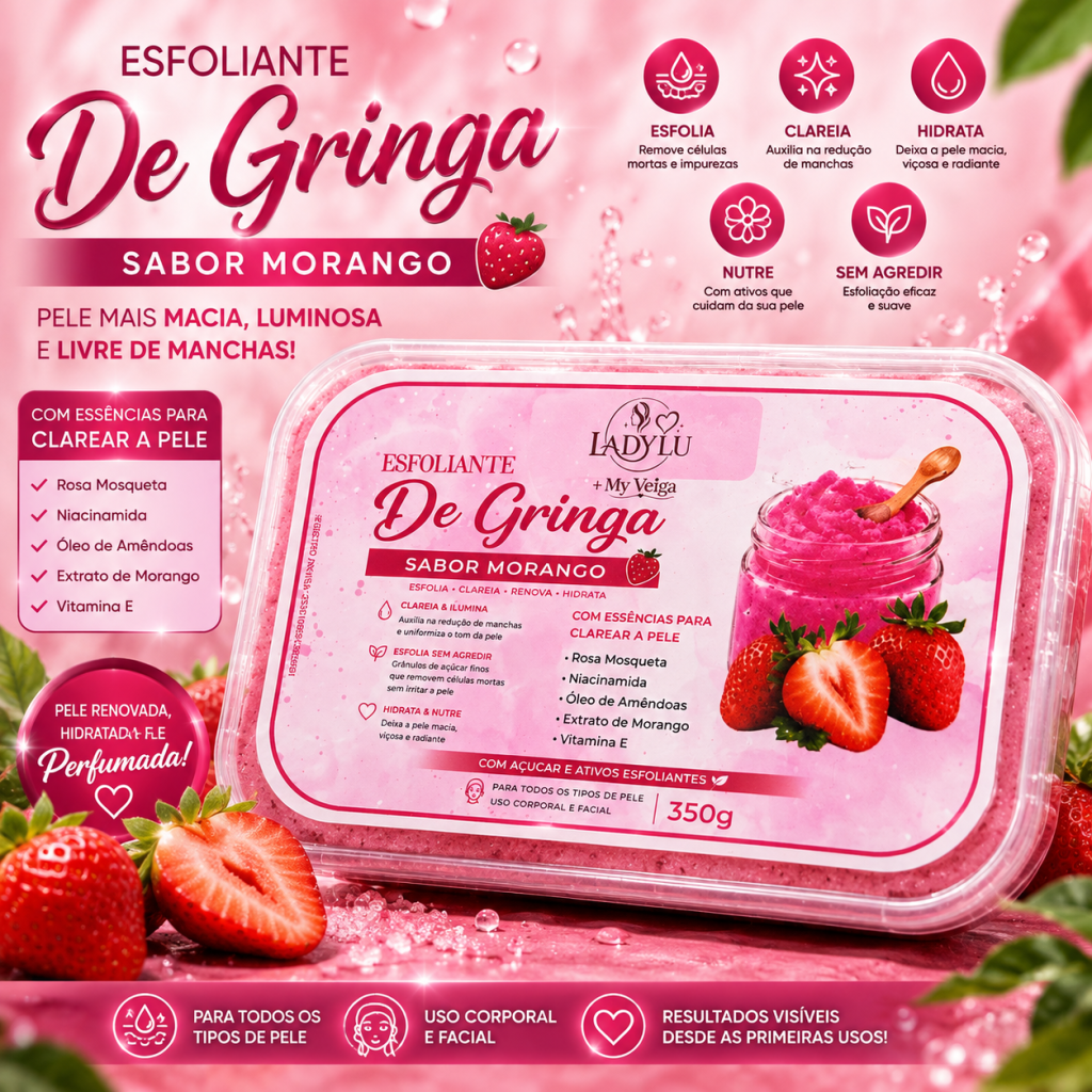 Esfoliante de morango 