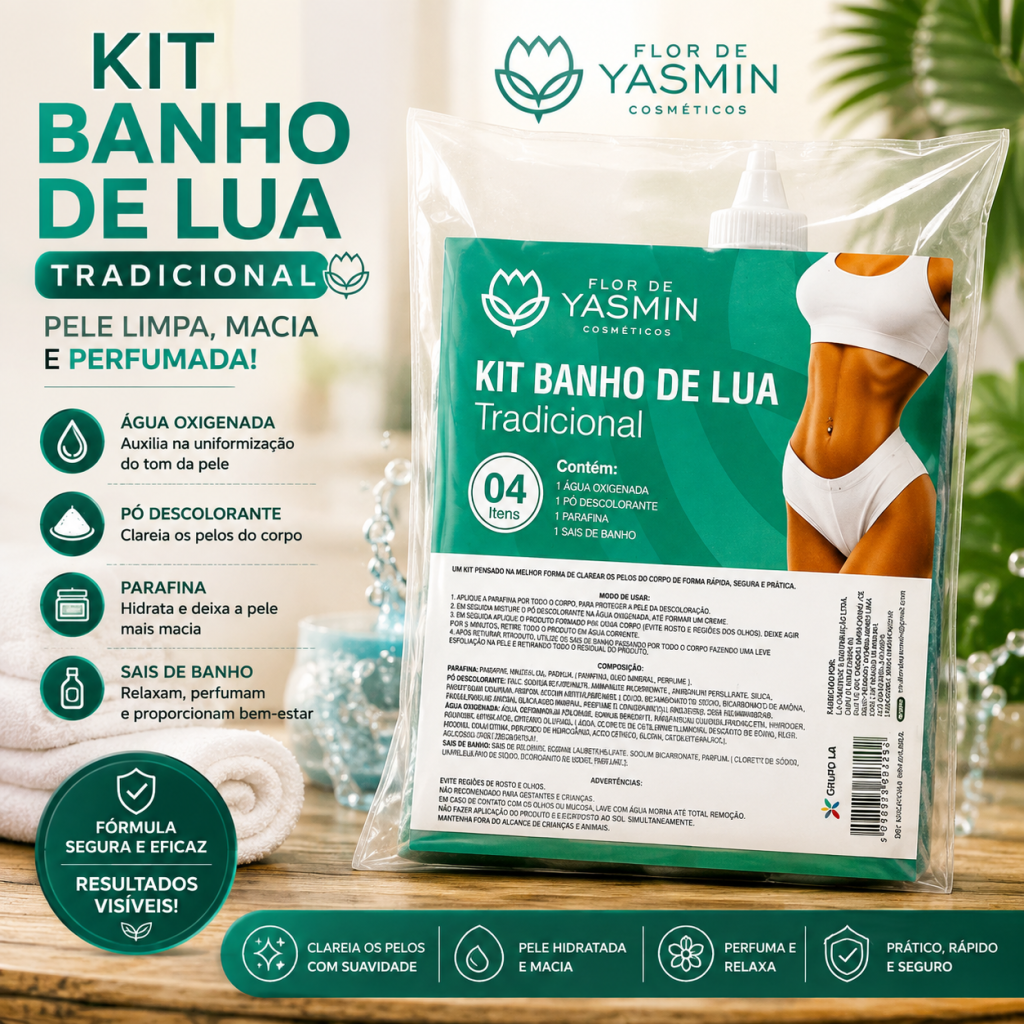 Banho de lua 4pçs