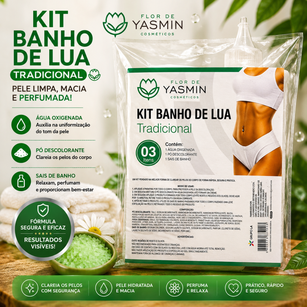 Banho de lua 3pçs
