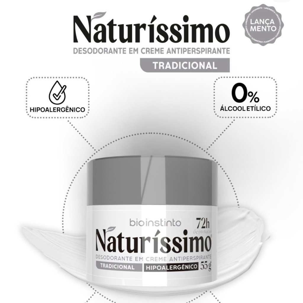  Desodorante em creme Tradicional 