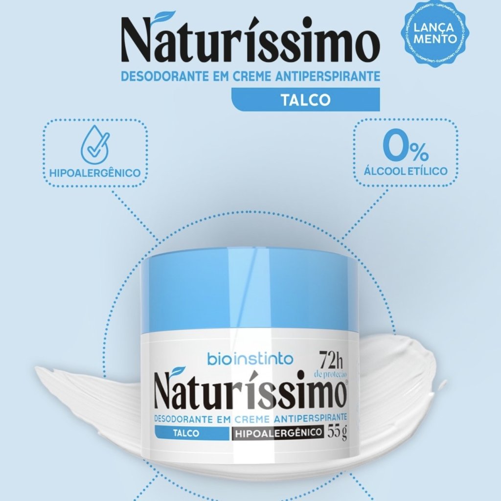 Desodorante em creme Talco