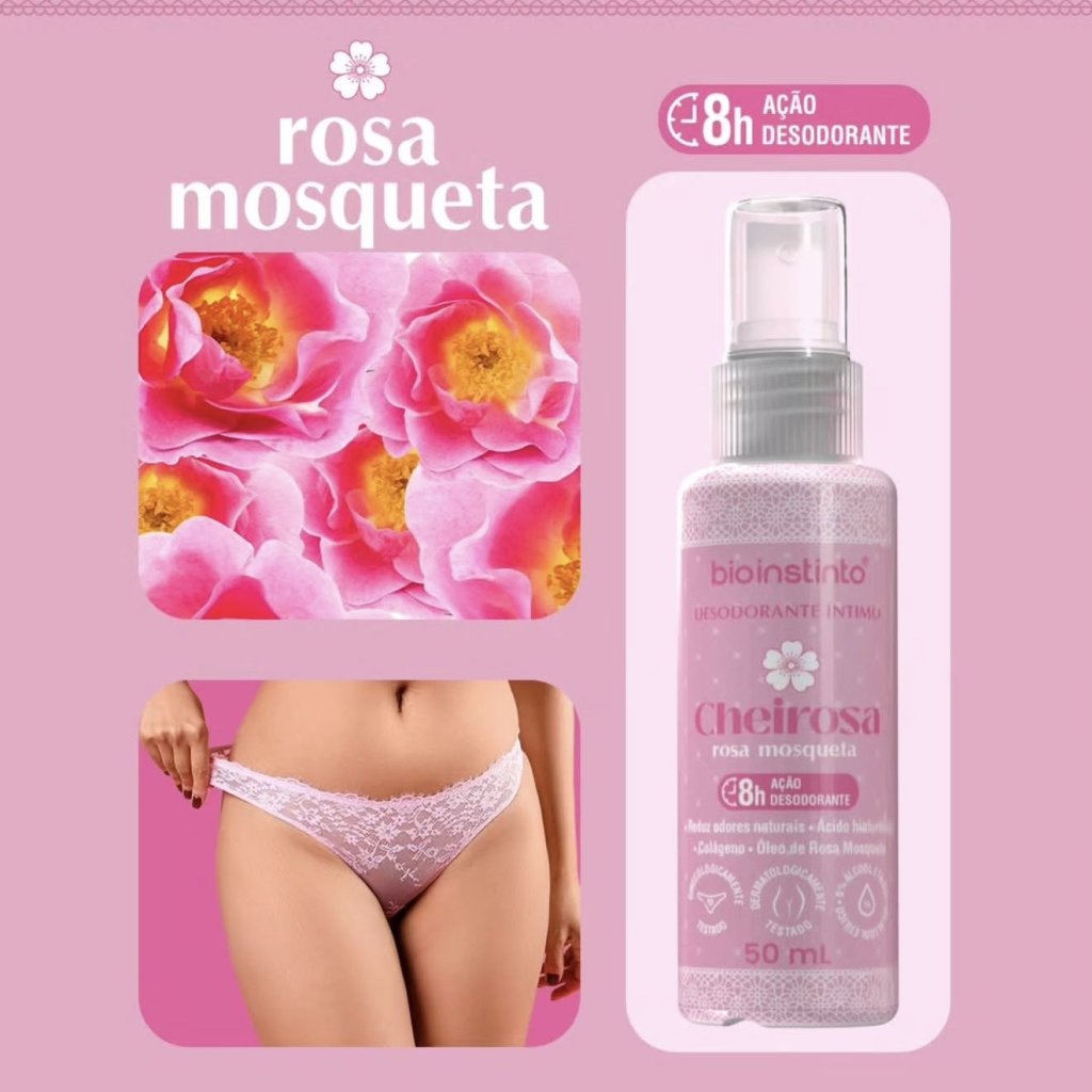 Desodorante íntimo De rosa mosqueta 