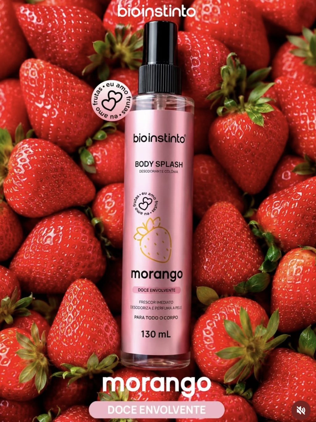 Body splash de morango 