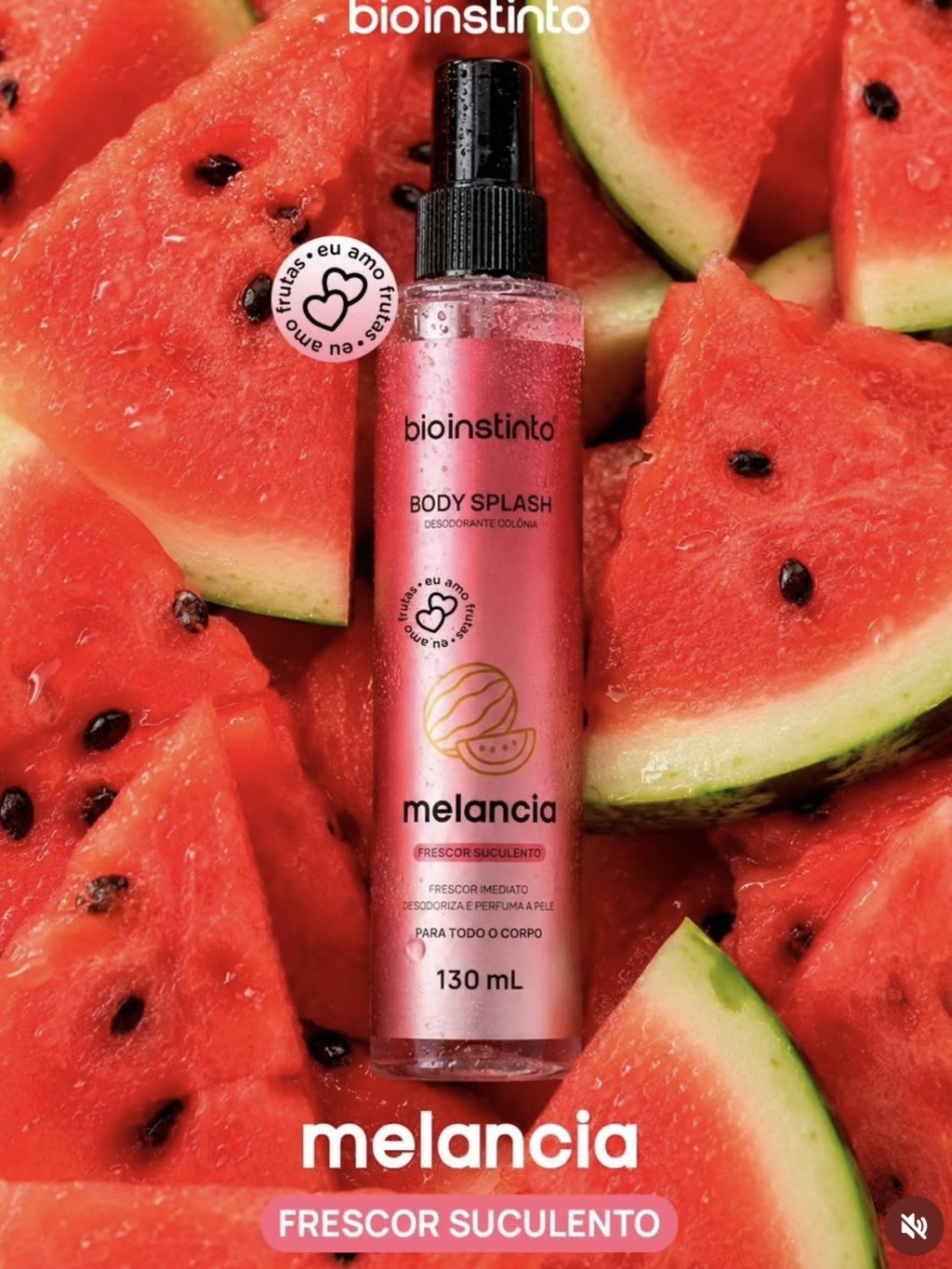 Body splash de melancia 