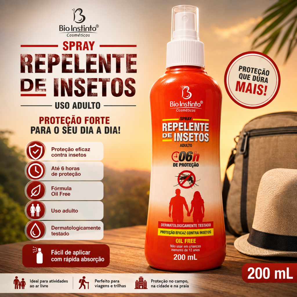 Repelente de insetos 200ml