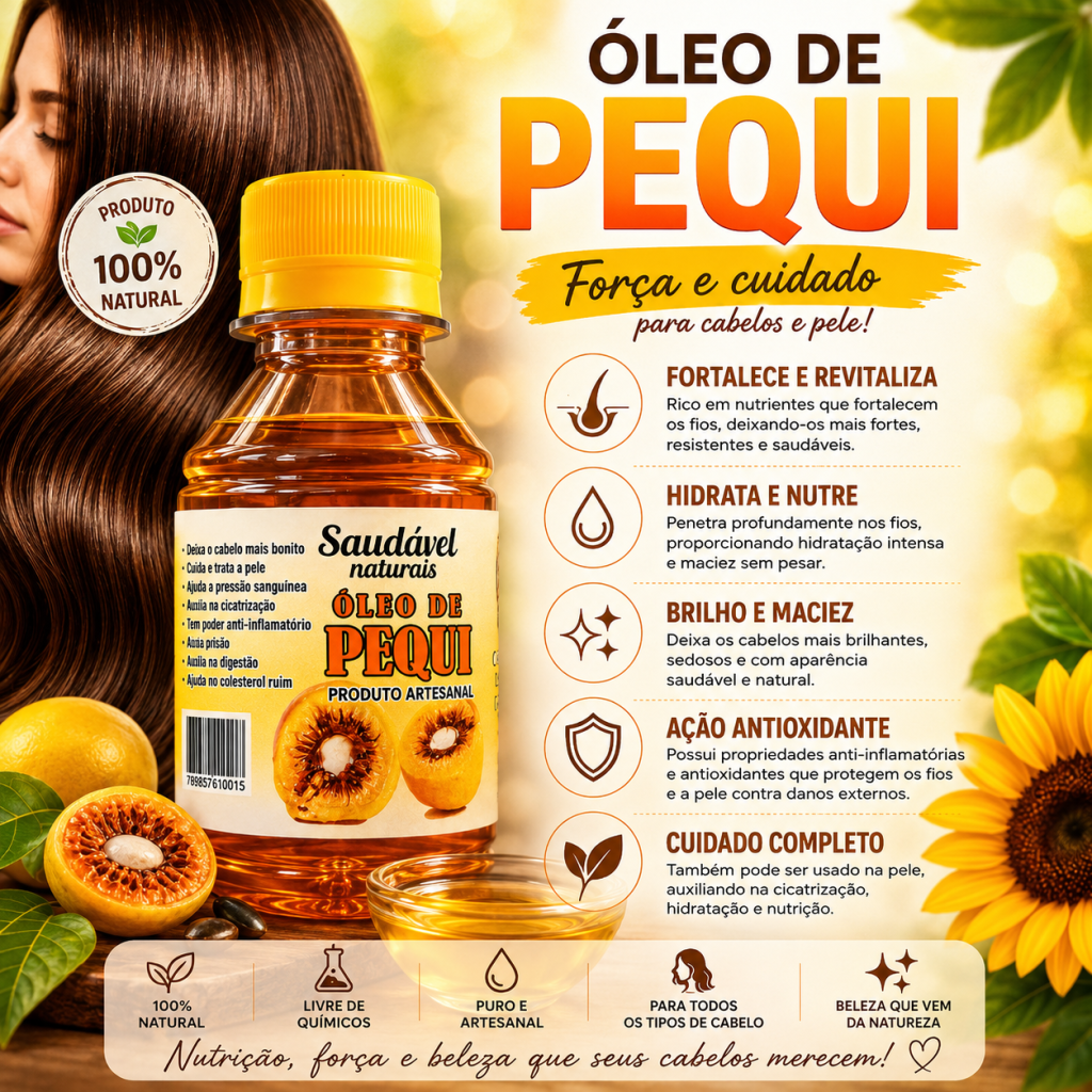 Óleo de pequi 100ml