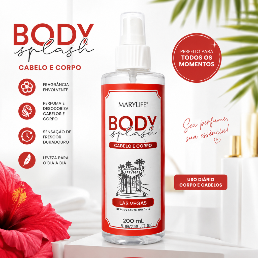Body splash corpo e cabelo Las Vegas 