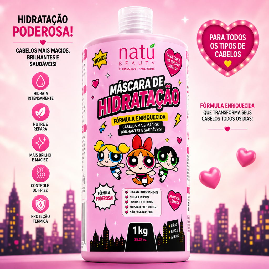 Máscara de hidratação 1L