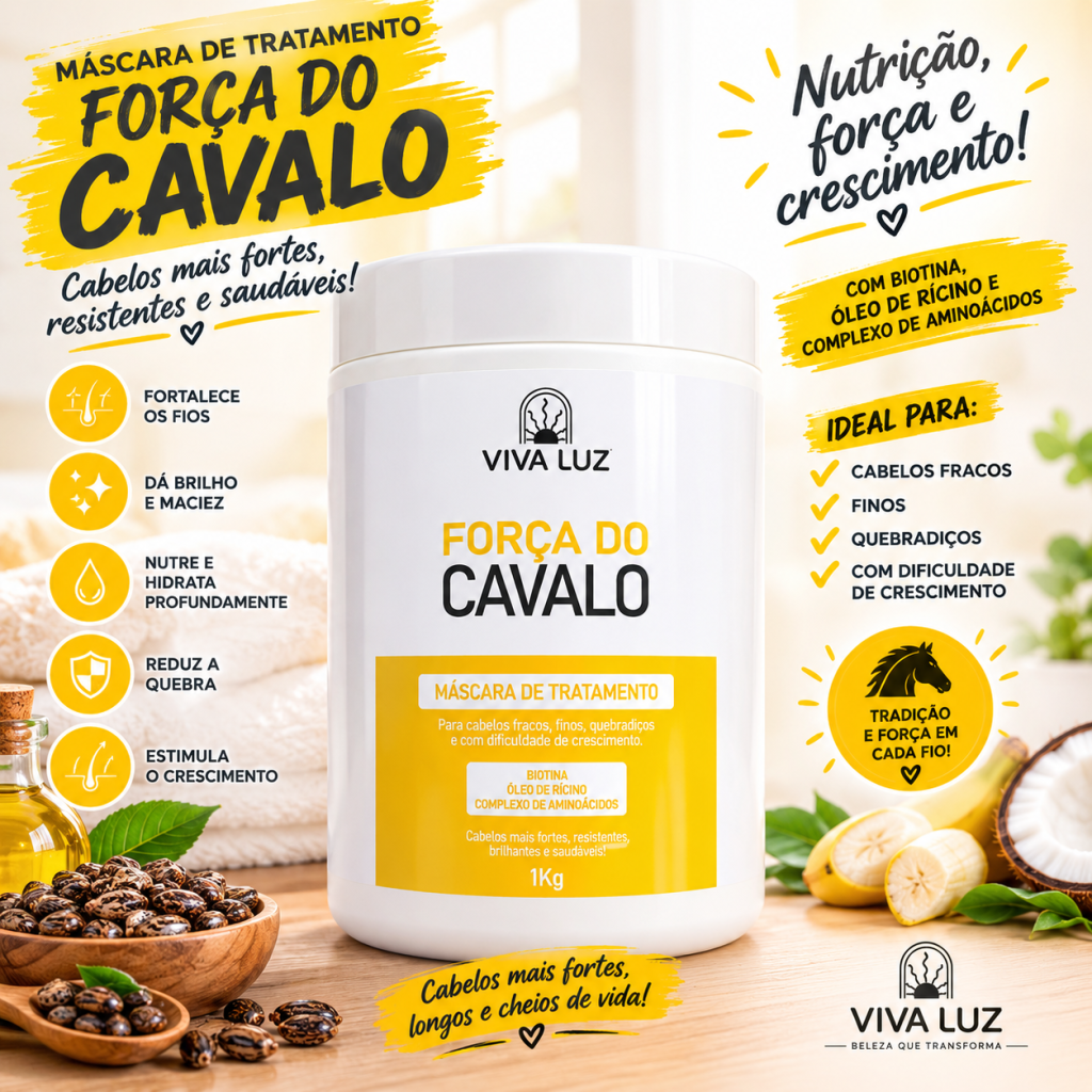 Creme força de cavalo 1kg
