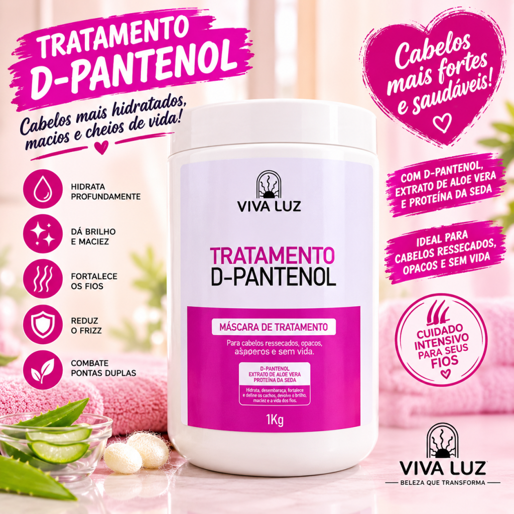 Creme tratamento dpantenol 1kg 