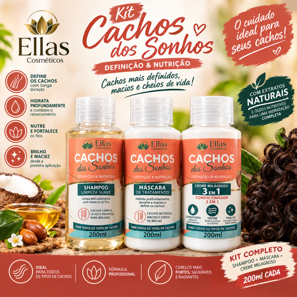 Kit cachos dos sonhos 