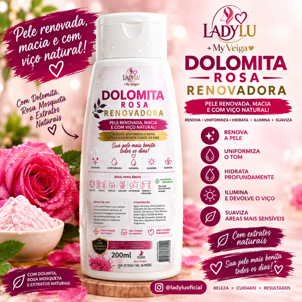 Loção dolomita clareadora 