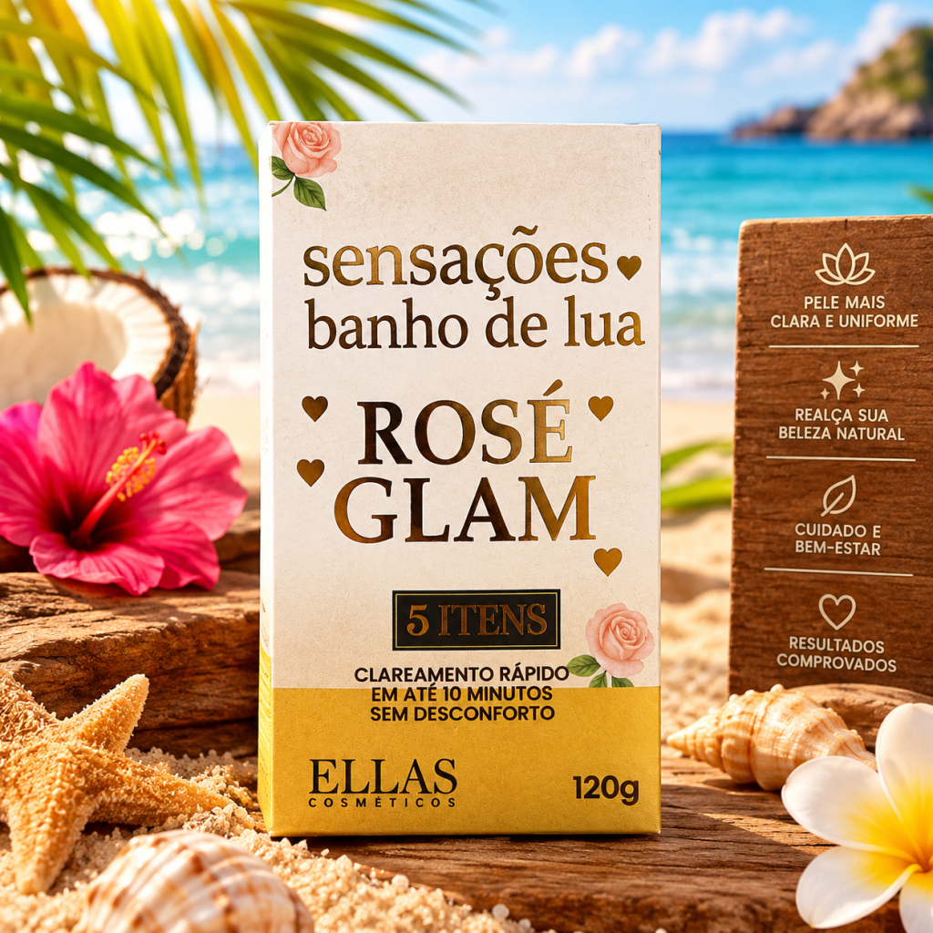 Banho de lua rose glam 