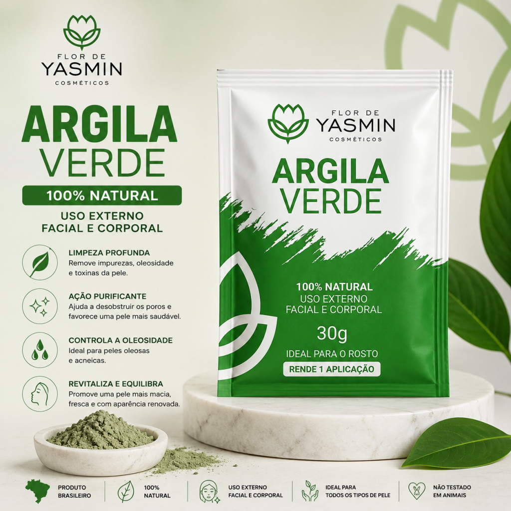 Sachê de Argila verde