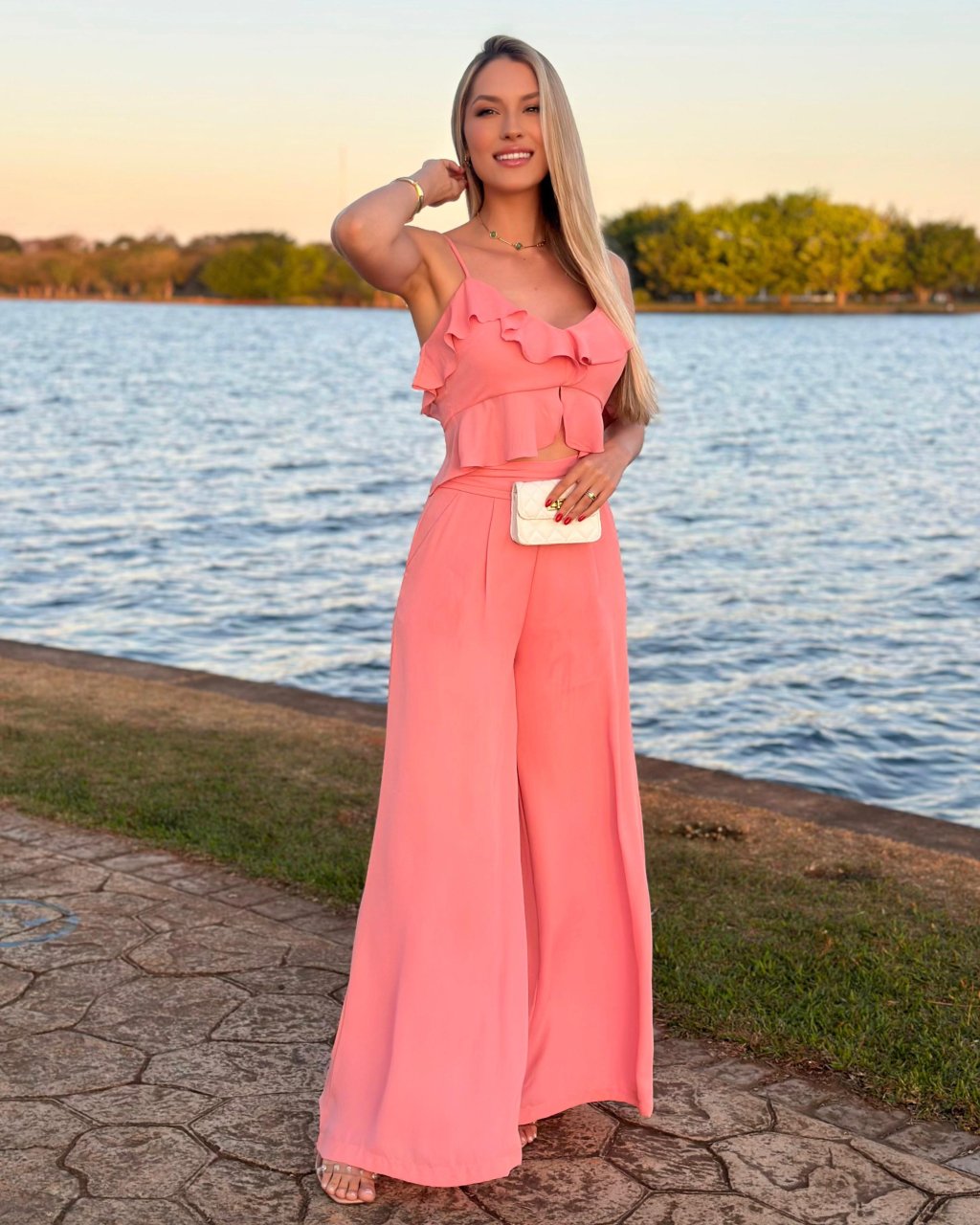 Conjunto chiffon Lumière