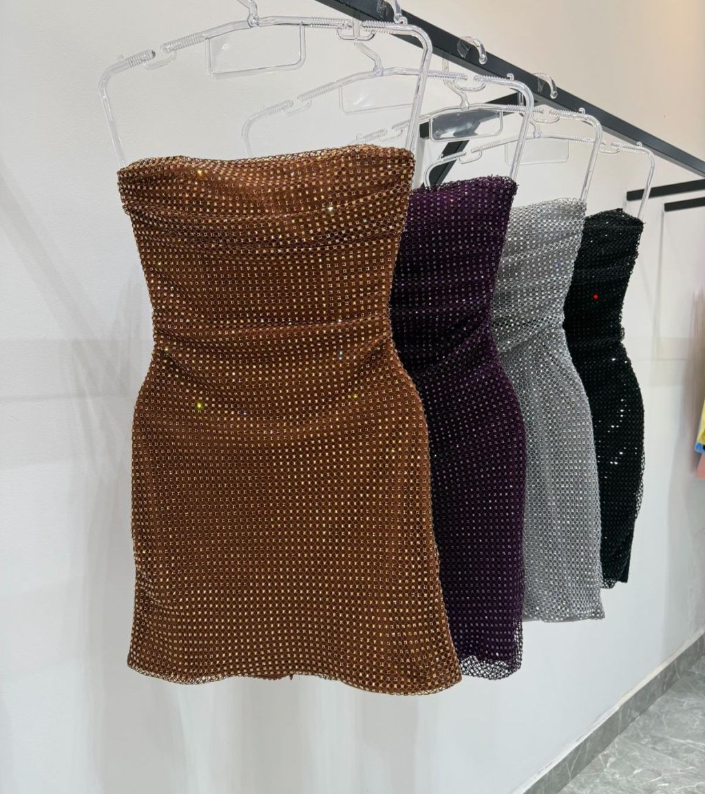 Vestido curto importado Shine