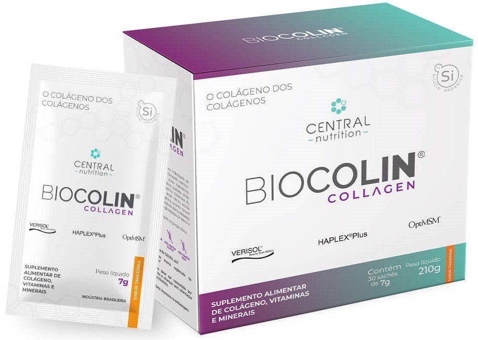 Biocolin Collagen - 30 sachês 7g - Central Nutrition