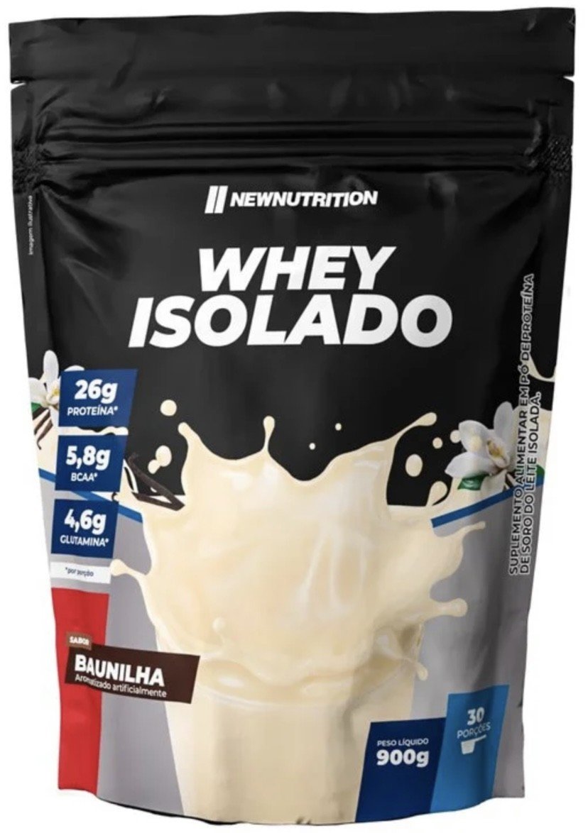 Whey Protein Isolado Baunilha - 900g - Newnutrition