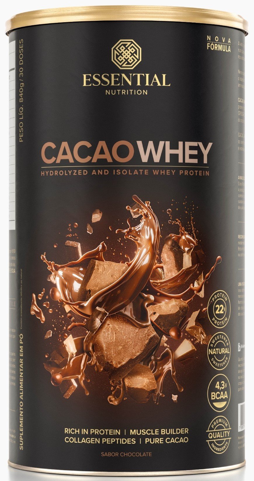 Cacao Whey - 840g - Essential