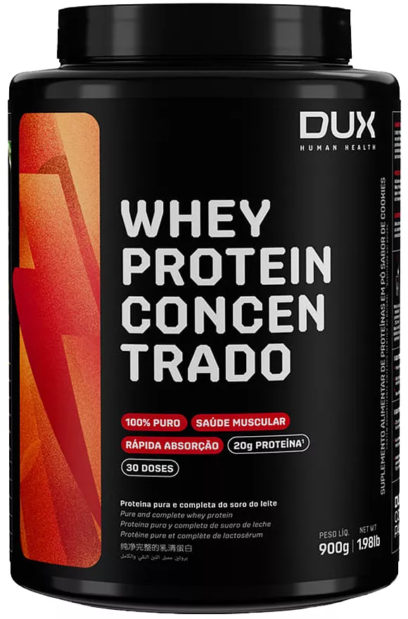Whey Protein Concentrado - 900g - Dux