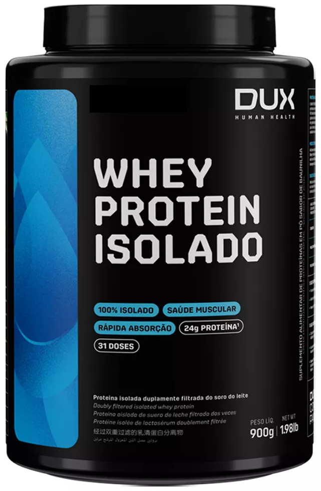 Whey Protein Isolado  - 900g - Dux 