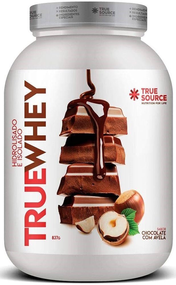 Whey Protein Chocolate c/ Avelã - 837g - True Source