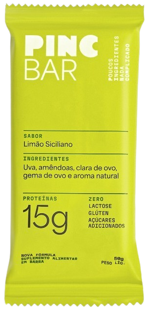 Barra de Proteína Limão Siciliano - 50g - Pincbar