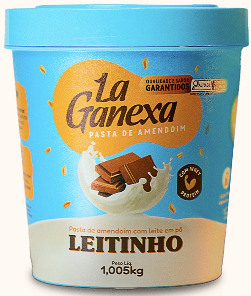 Pasta de Amendoim Leitinho - 450g - La Ganexa