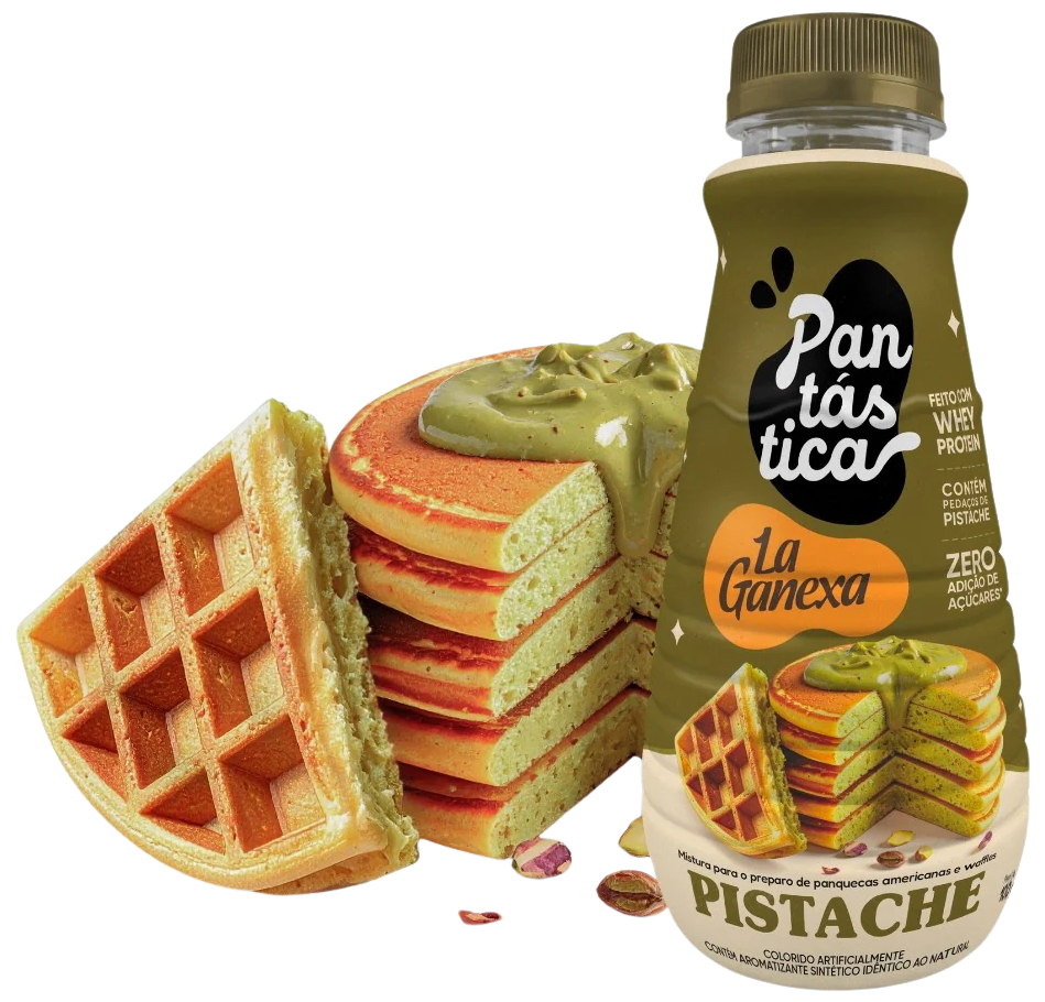 Mistura Proteica p/ Panqueca Pistache - 100g - La Ganexa