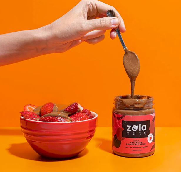 Pasta de Avelã c/ Chocolate Belga - 200g - Zola Nuts