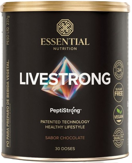 Livestrong PeptiStrong Chocolate - 237g - Essential