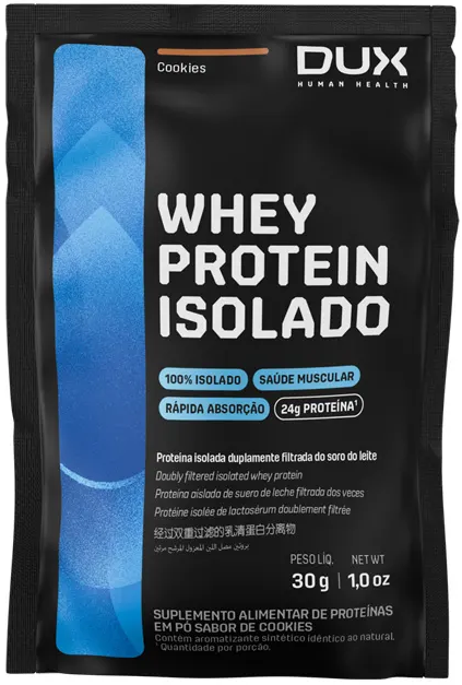 Whey Protein Isolado - sachê 30g - Dux