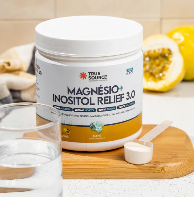 True Magnésio Inositol Relief 3.0 Maracujá - 350g - True Source